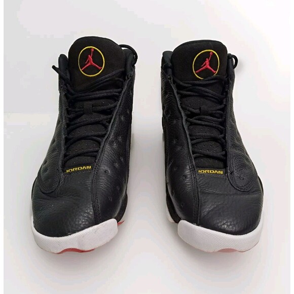 Nike Men's 12.5 Air Jordan 13 Retro Mid Playoff 414571-062 OG XIII Black Red - Picture 6 of 13